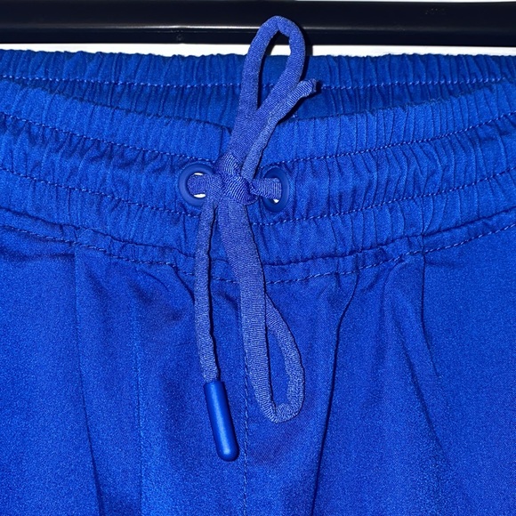 Jaanuu Royal Blue Mid Rise 4 Pocket Scrub Pants - Picture 2 of 5